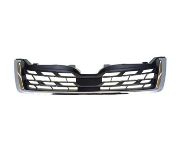 Grila masca radiator Subaru Forester (Sj), 01.2013-05.2018, Fata, cu rama crom; negru mat, Aftermarket foto