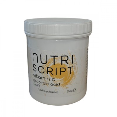 Vitamina C Acid Ascorbic pudra 250gr - Nutriscript foto