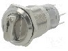 Comutator rotativ, 2 pozitii, ONPOW - LAS1-AGQ-11X/21/G/12V/S