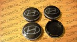 Capace Jante Hyundai 60mm/55mm, Set 4 Bucati, Plastic + Metal