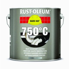Vopsea Argintie Rezistenta la Caldura 750 C - 2,5 L