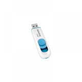 Cumpara ieftin USB Flash Drive ADATA 64Gb, C008, USB2.0, alb+albastru