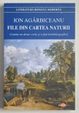 FILE DIN CARTEA NATURII , roman de ION AGARBICEANU , 2025