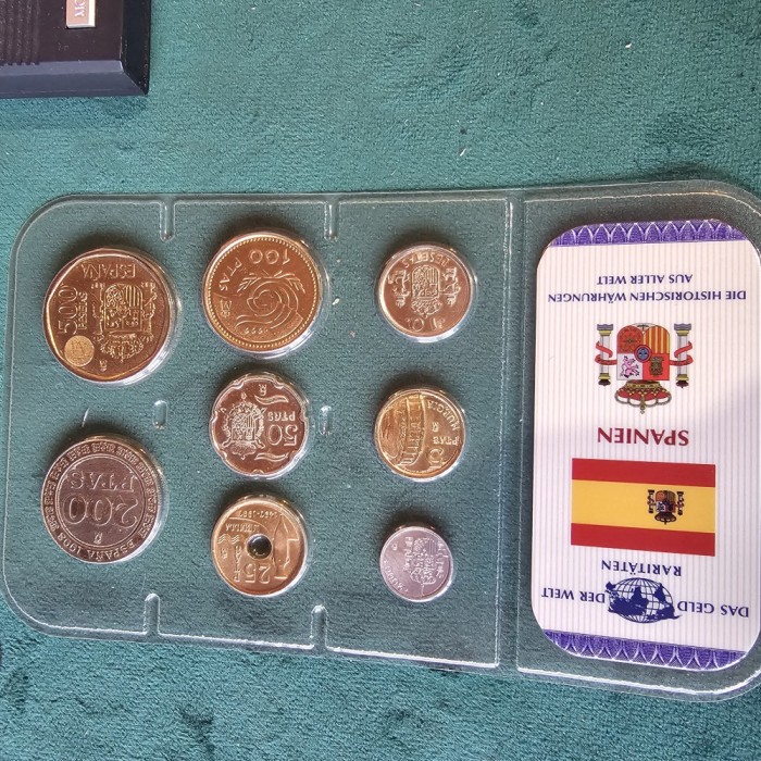 Spania set 8 monede