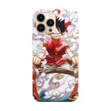 Husa compatibila cu Apple iPhone 14 Pro model Luffy one piece, Silicon, TPU, Viceversa, Transparent, Carcasa