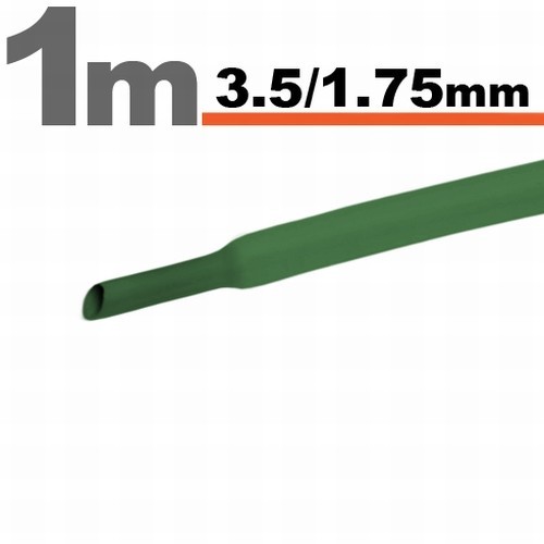 Tub termocontractibilVerde &bull; 3,5 / 1,75 mm Best CarHome