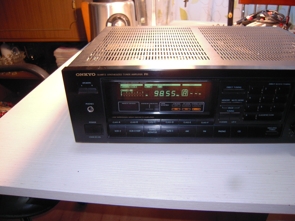 Amplificator cu tuner Onkyo TX 7730, radio cu memorii, senzor pentru  telecomanda | Okazii.ro