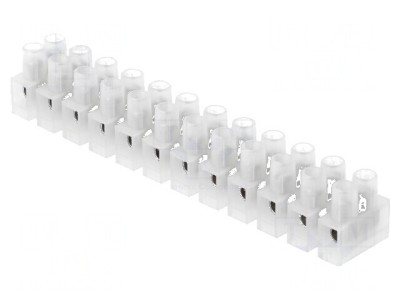 Regletă de conexiuni terminal cu șurub 2,5mm&amp;sup2; 250V 12 piste foto