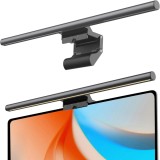 Cumpara ieftin Lampa Monitor LED, 3 Moduri Iluminare, Control Touch, Functie Memorie, Protectie Ochi, Design Asimetric, Clema Reglabila, USB-C, Negru