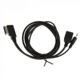Cablu adaptor interfata auxiliar (AUX + USB) audio AMI auto pentru Mercedes Benz