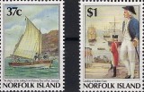 Norfolk Island 1988 - Aniversarea colonizării, istorie, serie neuzata