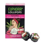 Cumpara ieftin Acadele cu aroma de canabis, Euphoria, Strawberry CheeseCake, 1 buc