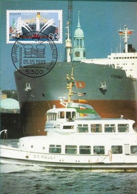 C1806 - Germania RF 1989 - carte postala maxima aniversari foto