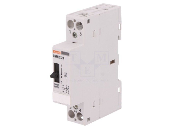 Contactor 2P 32A 220-230V AC/DC