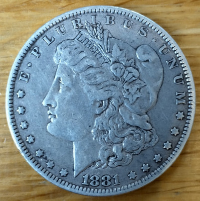 Moneda SUA - 1 Dollar 1881 - O - Argint foto