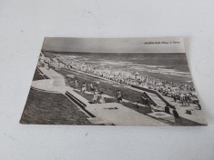 Carte postala / vedere Eforie-Sud PLaja si faleza, tip foto, 1963 RPR