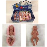 Lumanare Botez Fetita Roz, Somnoroasa, Nou Nascut, Magic Baby, 14cm, Recomandata 3+ Ani