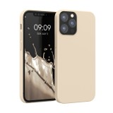 Husa pentru Apple iPhone 12 / iPhone 12 Pro, Silicon, Crem, 52641.154, Carcasa, Kwmobile