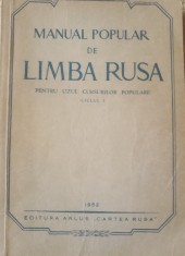 Manual Popular de Limba Rusa Pentru Uzul Cursurilor Populare Ciclul 1