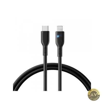 Cablu Date si Incarcare USB-C - Lightning Joyroom A13 20W 1.2m Negru foto