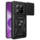 Husa pentru Xiaomi Redmi Note 15 Pro 4G, Techsuit, CamShield, Neagra