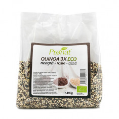 Pronat Quinoa ecologica 3x (alba, rosie, neagra), 400 g foto
