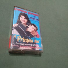 CASETA AUDIO MANELE -CARMEN SERBAN/ADRIAN COPILUL MINUNE -PRINTESA MEA RARA!! ORIGINALA