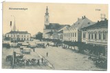 1296 - SIGHET, Maramures, Market, Romania - old postcard - used - 1915