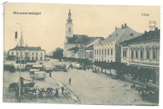 1296 - SIGHET, Maramures, Market, Romania - old postcard - used - 1915