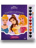 Disney. Prințese. Să pictăm cu prințesele. Carte de colorat cu pensulă și acuarele - Paperback brosat - Disney - Litera mică