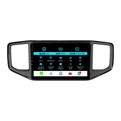 Navigatie Dedicata Volkswagen Amarok (2016-2022), 9Inch, 2Gb Ram, 64Gb Stocare, Carplay foto