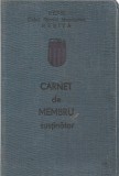 A3334N Carnet de membru susținător CSM Reșița, 1968