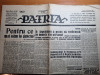 Ziarul patria 2 decembrie 1930-maresalul averescu pierde procesul,art. oradea