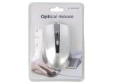Mouse optic USB negru/argintiu cu cablu 1,35m