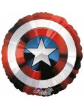 Balon Folie Metalizata Emblema Captain America &quot;Avengers Shield&quot; 71x71 cm
