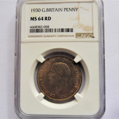 Anglia / Marea Britanie / Regatul Unit 1 PENNY 1930 - Gradata NGC MS64 (71)