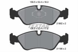 Set placute frana TEXTAR 2186201