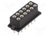 Conector HARWIN PCB-cablu/PCB soclu mamă PIN 12 Datamate L-Tek THT