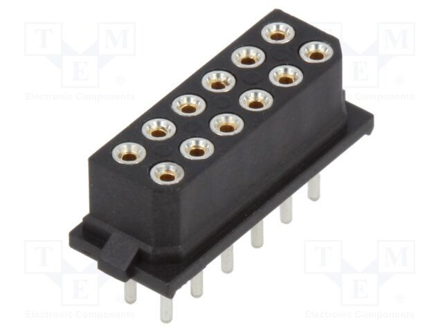 Conector HARWIN PCB-cablu/PCB soclu mamă PIN 12 Datamate L-Tek THT
