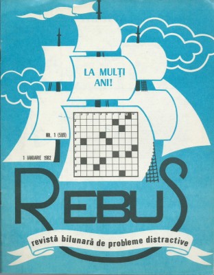 Revista Rebus nr. 1 / 1 ianuarie 1982 foto