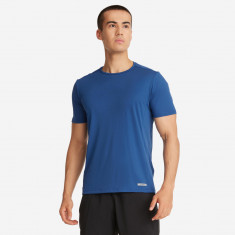 Tricou respirant alergare Jogging KIPRUN 100 Dry Albastru Bărbați