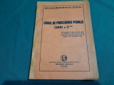 CODUL DE PROCEDURĂ PENALĂ CAROL AL II-LEA/ 1936