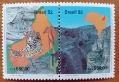 BRAZILIA-1992-&amp;#039;&amp;#039;FAUNA MONTANA &amp;#039;&amp;#039;-Serie complete -1TIMBRU-MNH-Nestampilate foto