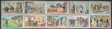 Lot (8) 10 Cartonase Margarina Teuta 1932 seria 1000 de ani de istorie germana