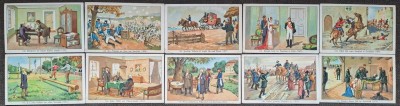 Lot (8) 10 Cartonase Margarina Teuta 1932 seria 1000 de ani de istorie germana foto