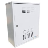 Firida 60x50x25 cm, Proconstructo Group, cutie pentru contor de gaz si regulator, gri, din tabla, cu
