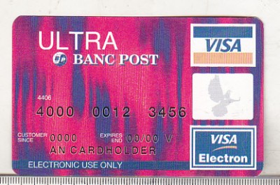 bnk cld Calendar de buzunar 1997 - Banc Post - Ultra foto