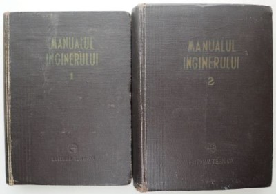 Manualul inginerului (2 volume) foto