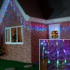 Instalatie de craciun flippy&Acirc;&reg; tip franjuri, 12 m, 300 led-uri, interconectabila, multicolor