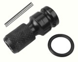 Adaptor Impact 1/2&quot; la 1/4&quot; Biti Tolsen, Otel CR40, Negru, Prelungitor Chei, Durabil